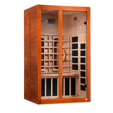 Dynamic Saunas Santiago 2 Person Full Spectrum Near Zero EMF Infrared Sauna DYN-6209-03 FS