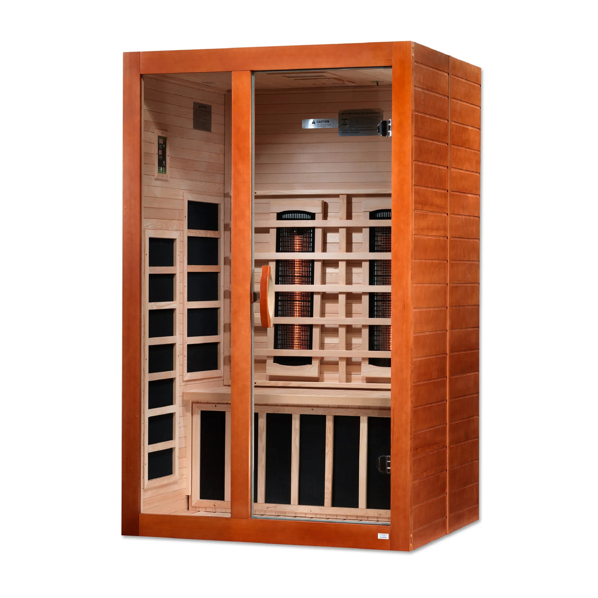 Dynamic Saunas Santiago 2 Person Full Spectrum Near Zero EMF Infrared Sauna DYN-6209-03 FS