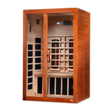Dynamic Saunas Santiago 2 Person Full Spectrum Near Zero EMF Infrared Sauna DYN-6209-03 FS