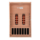 Dynamic Saunas Santiago 2 Person Full Spectrum Near Zero EMF Infrared Sauna DYN-6209-03 FS