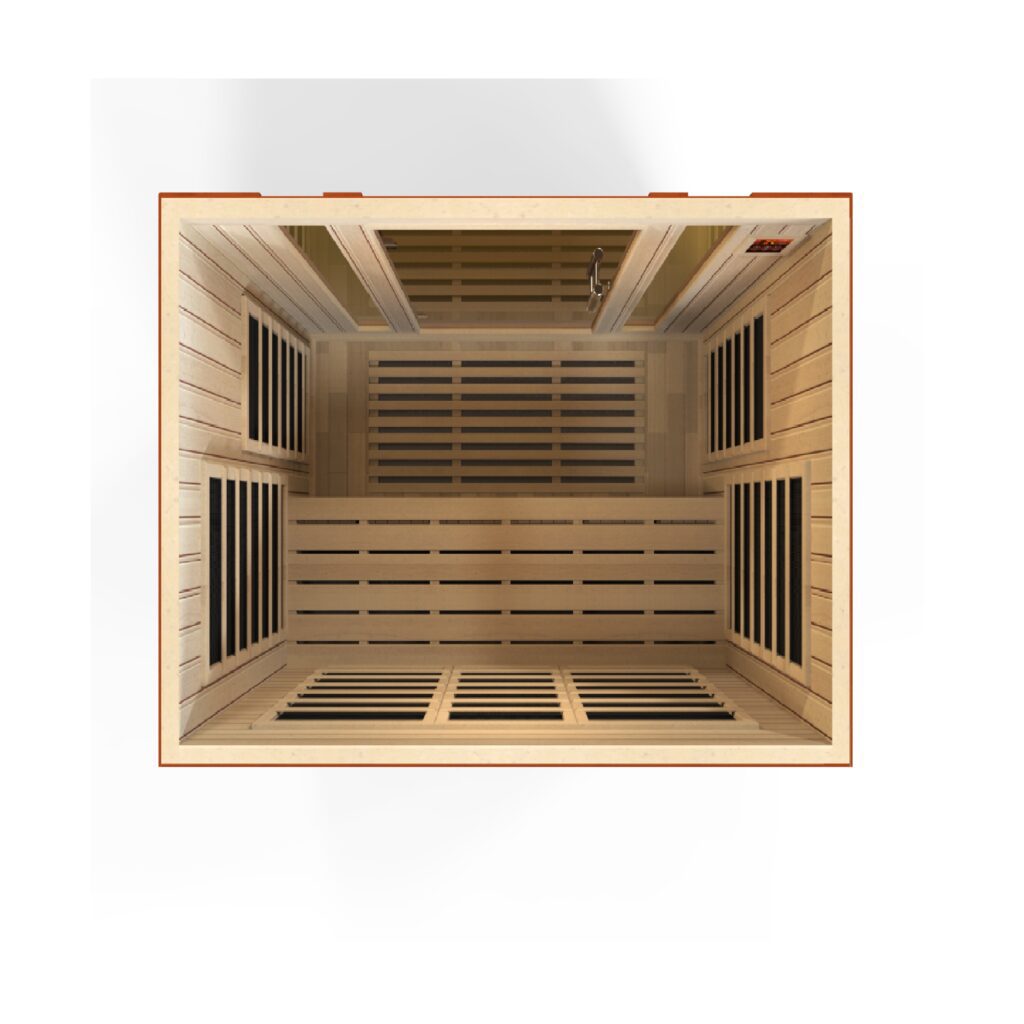 Dynamic Saunas Bellagio 3 Person Low EMF Far Infrared Sauna DYN-6306-02
