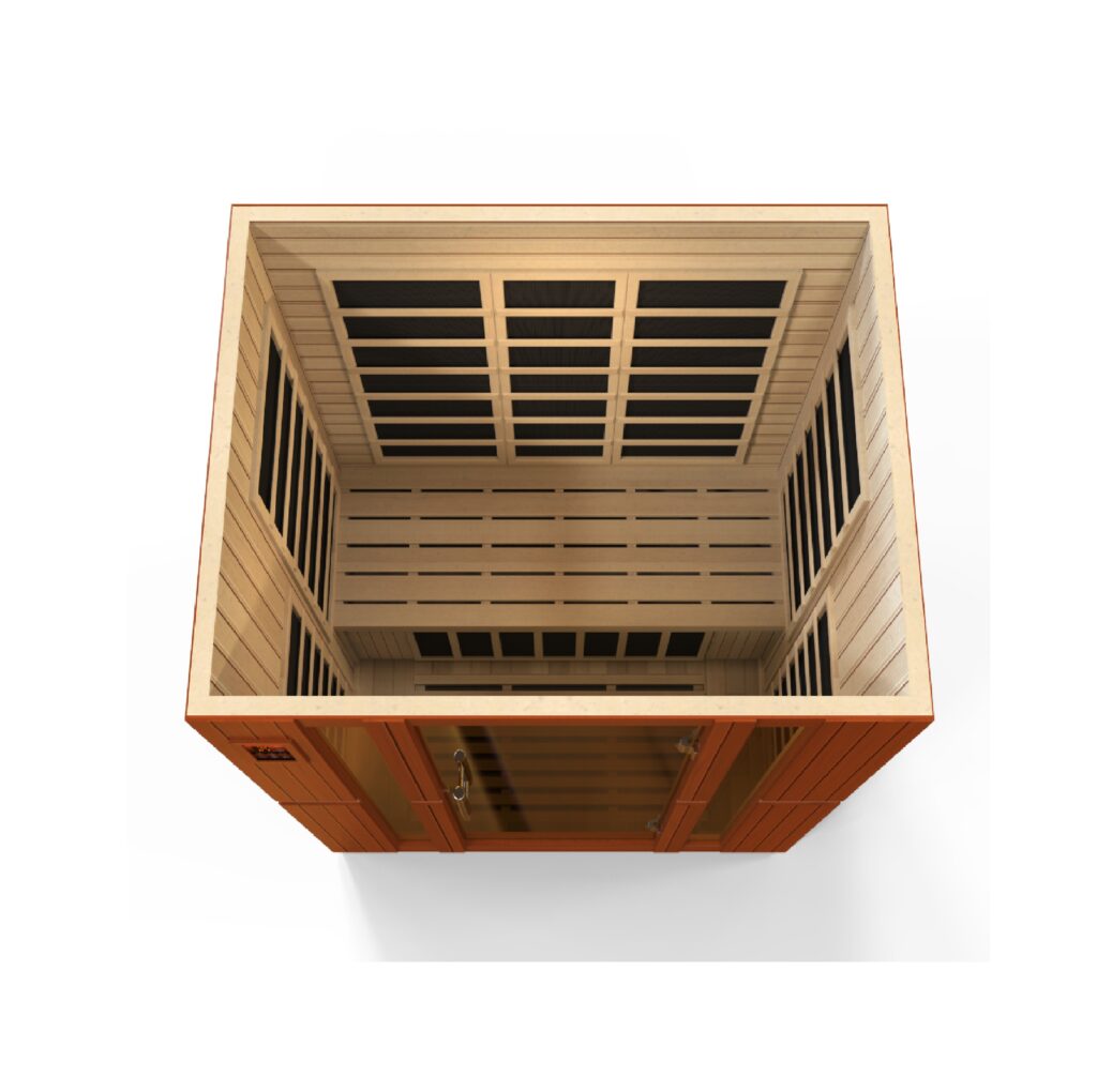 Dynamic Saunas Bellagio 3 Person Low EMF Far Infrared Sauna DYN-6306-02