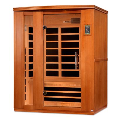 Dynamic Saunas Lugano 3 Person Low EMF Far Infrared Sauna DYN-6336-02
