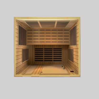Lugano 3 Person Ultra Low EMF FAR Infrared Sauna