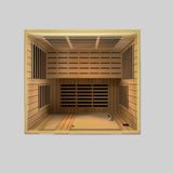 Dynamic Saunas Lugano 3 Person Low EMF Far Infrared Sauna DYN-6336-02