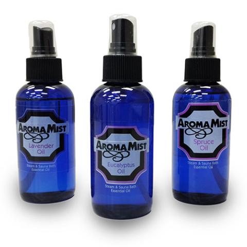 AromaMist Essential Oils 3-Pack - Eucalyptus, Lavender & Spruce, 4oz Bottles