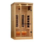 Golden Designs Aurora 1 Person Full Spectrum Infrared Sauna with Himalayan Salt Bar GDI-8010-03