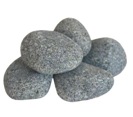 Harvia Sauna Heater Stones, Rounded Olivine, 5-10cm, 33lbs - Sweet Life Saunas