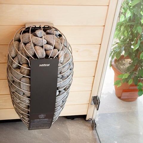 Harvia Spirit Series 8kW Sauna Heater, Black - Sweet Life Saunas