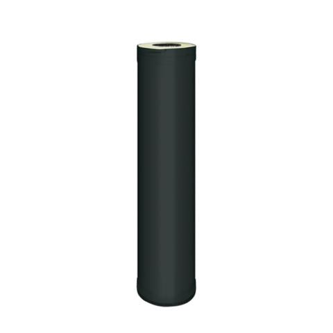 Harvia Sauna Wood Stove Chimney Extension, 1000mm, Black Steel - Sweet Life Saunas