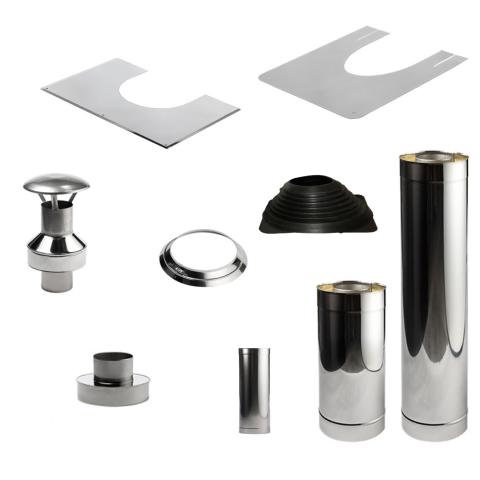HUUM Sauna Barrel Wood Stove Chimney Kit - Sweet Life Saunas