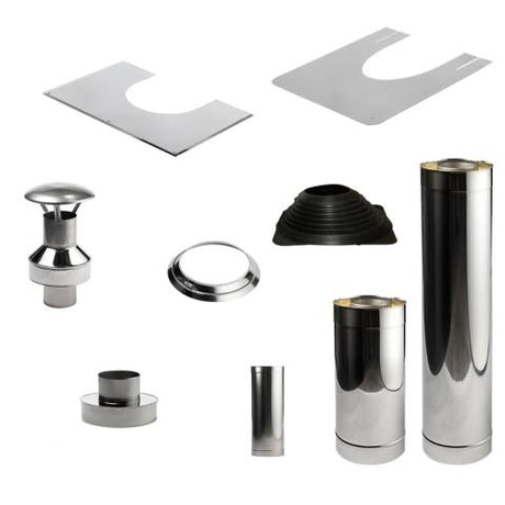 HUUM Sauna Barrel Wood Stove Chimney Kit - Sweet Life Saunas