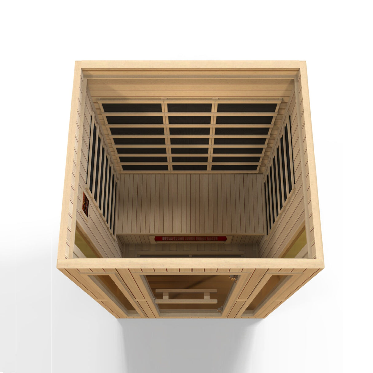 Maxxus "Trinity" Dual Tech 3 person Low EMF FAR Infrared Sauna Canadian Hemlock