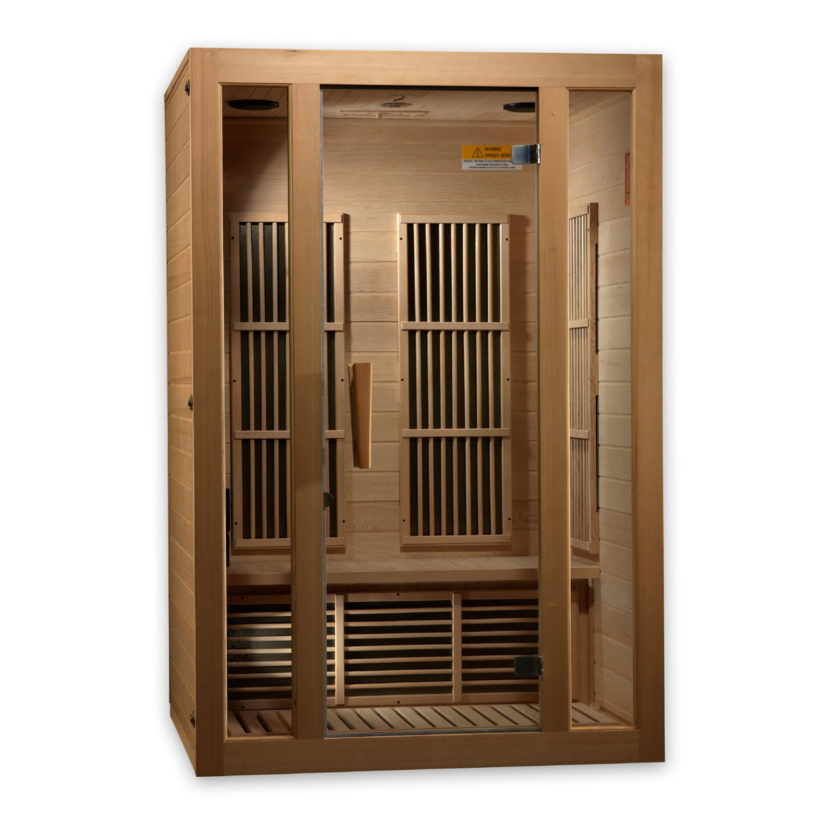 Maxxus “Seattle” 2 person Near Zero EMF FAR Infrared Sauna Canadian Hemlock