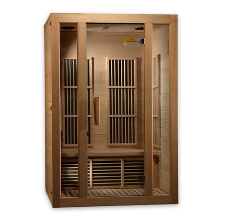 Maxxus “Seattle” 2 person Near Zero EMF FAR Infrared Sauna Canadian Hemlock