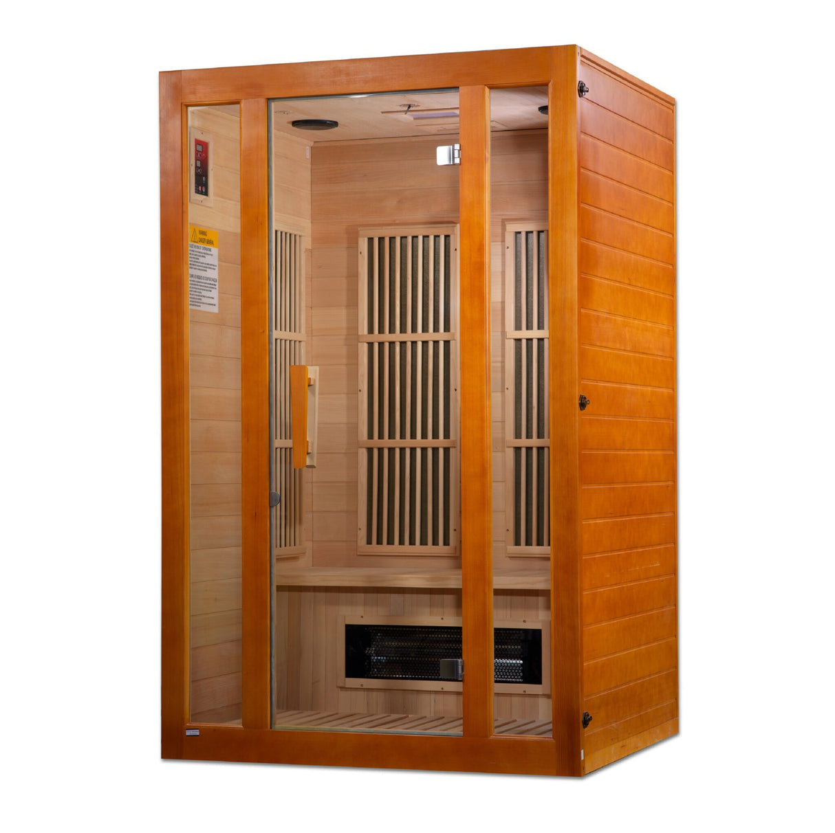The Aspen by Maxxus Saunas, 2 person, Dual Tech Low EMF FAR, Canadian Hemlock, Infrared Sauna
