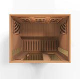 Maxxus "Montilemar Edition" 3 Person Near Zero EMF FAR Infrared Sauna - Canadian Red Cedar
