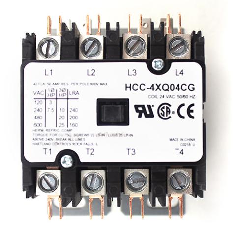 Mr.Steam Contactor, 24V, 50A, 4-Pole (Super Series 1Ph)