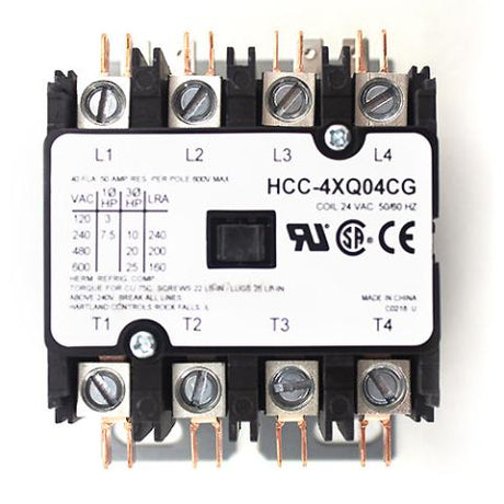 Mr.Steam Contactor, 24V, 50A, 4-Pole (Super Series 1Ph)