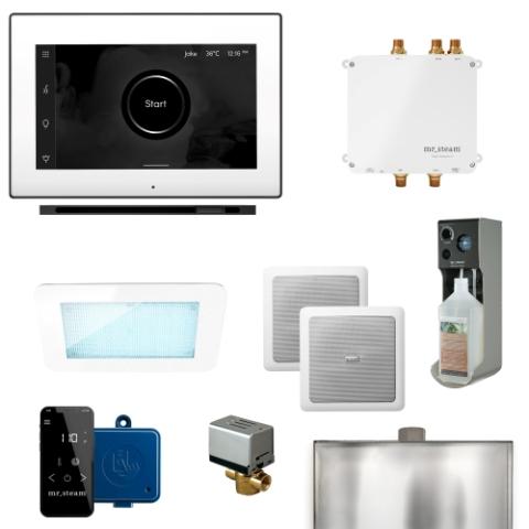 MrSteam Bliss Linear Control Package with iSteamX and Linear Steam Head