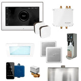 MrSteam Bliss Max Steam Shower Control Package with AromaGlass Steam Head