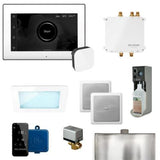 MrSteam Bliss Steam Shower Control Package with AromaGlass Steam Head