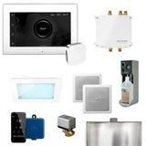 MrSteam Bliss Steam Shower Control Package with AromaGlass Steam Head