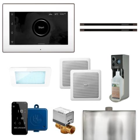 Mr. Steam XDream Max Linear Control Package with iSteamX Control and Linear Steam Head