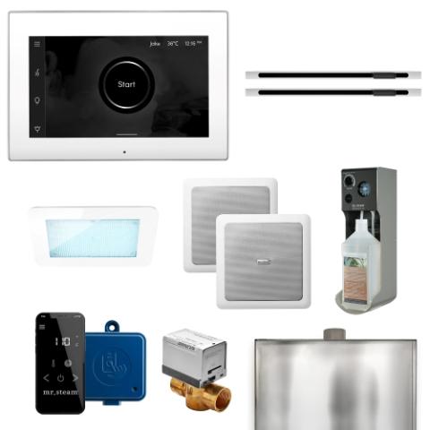 Mr. Steam XDream Max Linear Control Package with iSteamX Control and Linear Steam Head