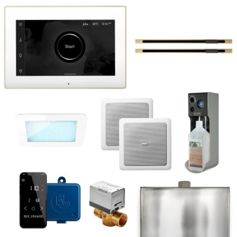 Mr. Steam XDream Max Linear Control Package with iSteamX Control and Linear Steam Head
