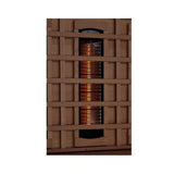 Golden Designs Eclipse 3 Person Near Zero EMF Full Spectrum Infrared Sauna with Himalayan Salt Bar GDI-8230-01