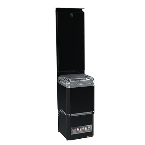 Saunum Air Series, 9.8kW Sauna Heater w/Climate Equalizer, Black - Sweet Life Saunas