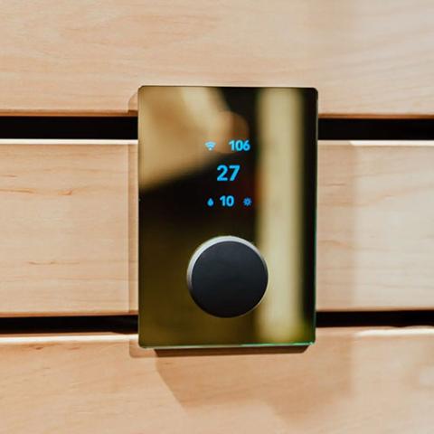 HUUM Sauna Heater Control with WiFi, Digital On/Off, Time,Temp, Gold - Sweet Life Saunas