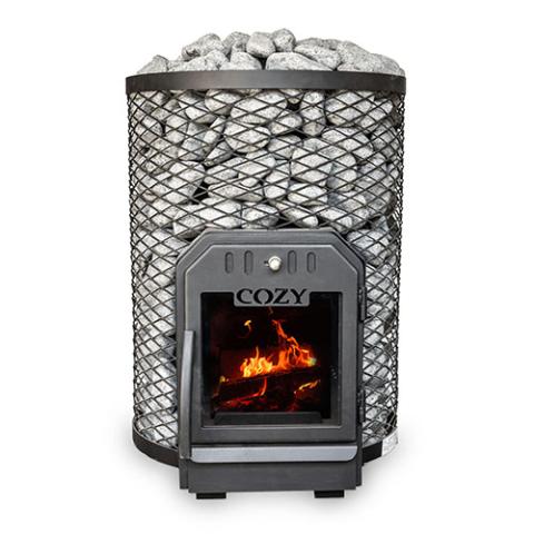 Cozy Heat O-TW Wood-Burning Sauna Stove, Up to 18kW