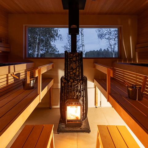Cozy Heat SW Wood-Burning Sauna Stove, Up to 18kW