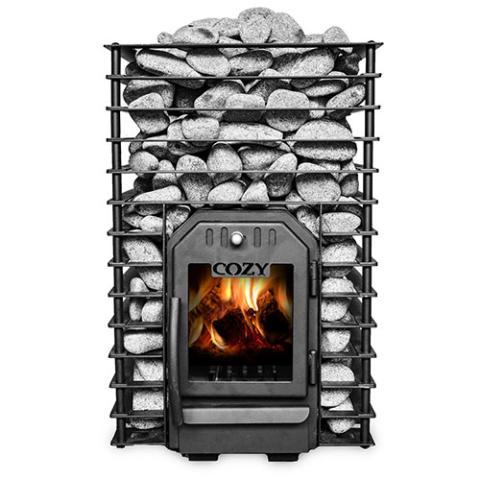 Cozy Heat Quattro Wood-Burning Sauna Stove, Up to 18kW