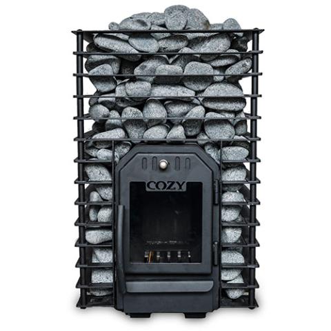 Cozy Heat Quattro Wood-Burning Sauna Stove, Up to 18kW