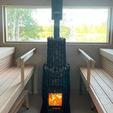 Cozy Heat SW H700 Chimney Cover, Black Stainless Steel, for SW Sauna Stoves