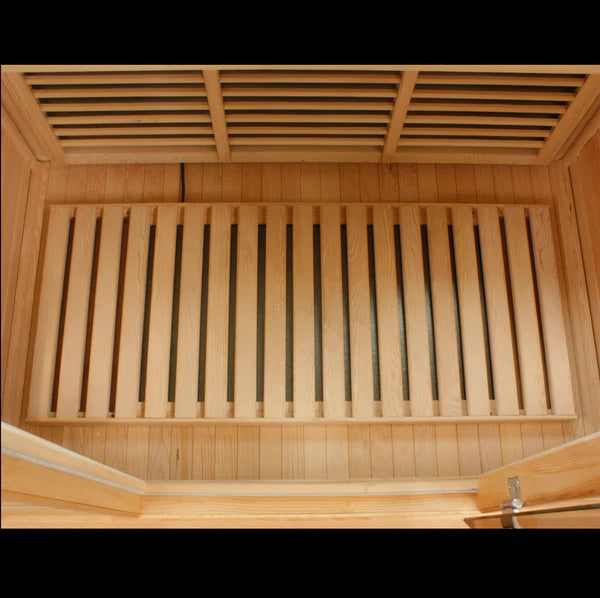 Maxxus "Avignon Edition" 3 Person Corner Near Zero EMF FAR Infrared Sauna - Canadian Red Cedar