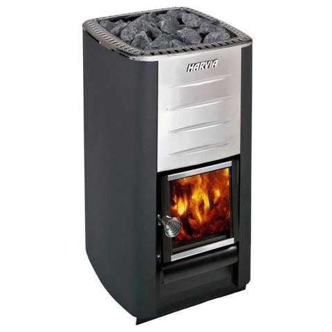 Harvia M3 BK Pkg Wood-Burning Sauna Stove Package, 16.5kW - Thumbnail 5