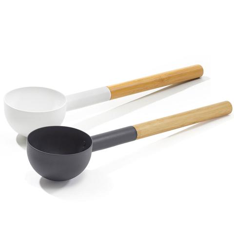 KOLO Ladle 2 Sauna Ladle, Bamboo & Aluminum, White or Black