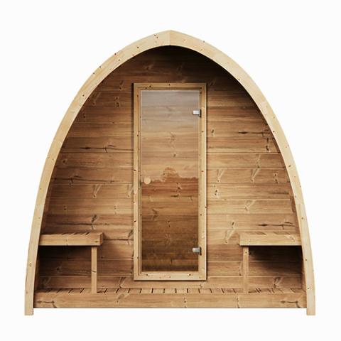 Saunalife Garden Series Model G4 Outdoor Home Sauna Kit - Thumbnail 3