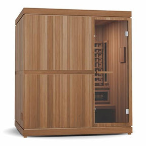 Finnmark 4 Person Trinity Sauna: Infrared + Traditional Steam + Red Light Therapy, FD-5 - Sweet Life Saunas